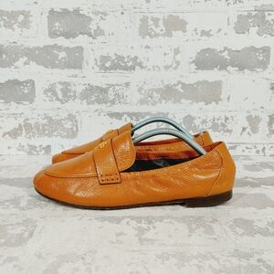 Tory Burch Tan Leather Loafers